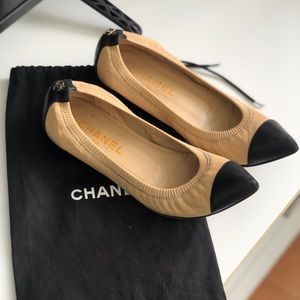 Chanel Bicolor Flats
